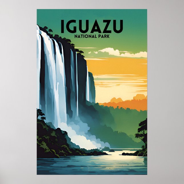 Iguazu National Park Vintage Poster (Front)