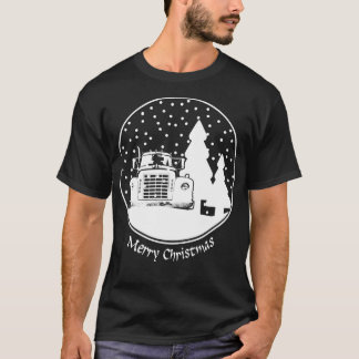 IH Loadclassic old American big rig truck Christma T-Shirt
