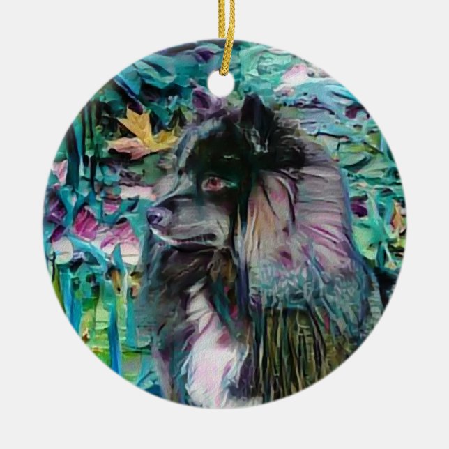IHANA Finnish Lapphund Lappy ornament (Front)