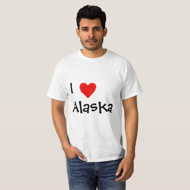 Iheart Alaska T-Shirt (Front Full)