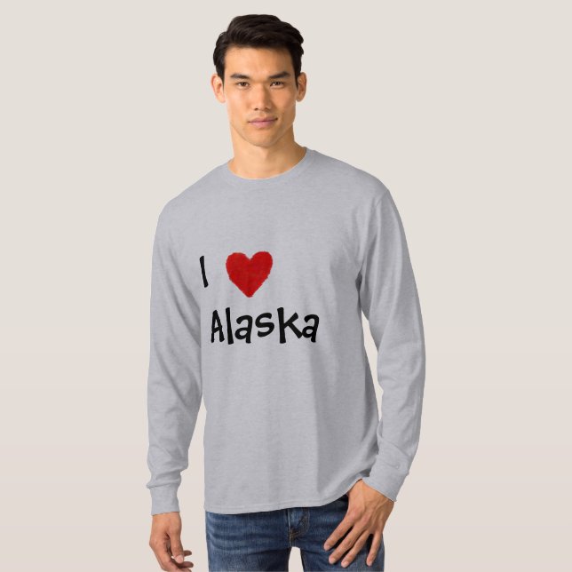 Iheart Alaska T-Shirt (Front Full)