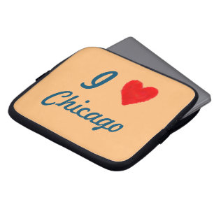IHEART Chicago Laptop Sleeve
