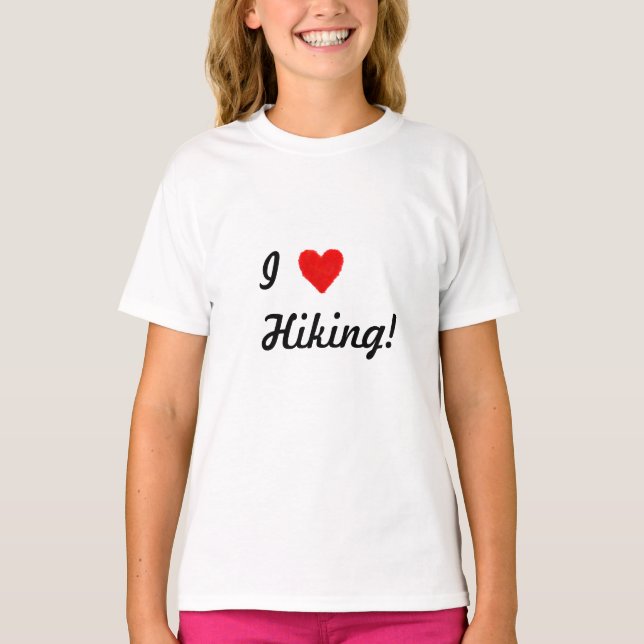 IHEART Hiking T-Shirt (Front)