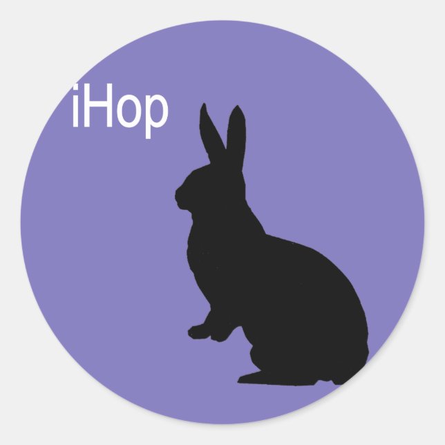 iHop Easter Bunny Classic Round Sticker (Front)