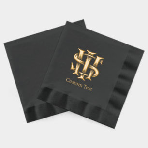 IHS Christogram Foil Napkins