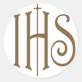 IHS CLASSIC ROUND STICKER