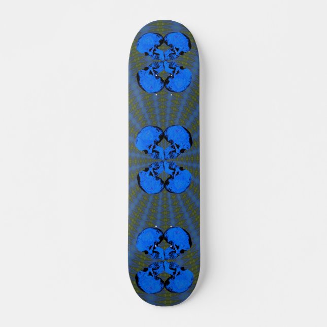 III Butterfly Skulls Skateboard (Front)