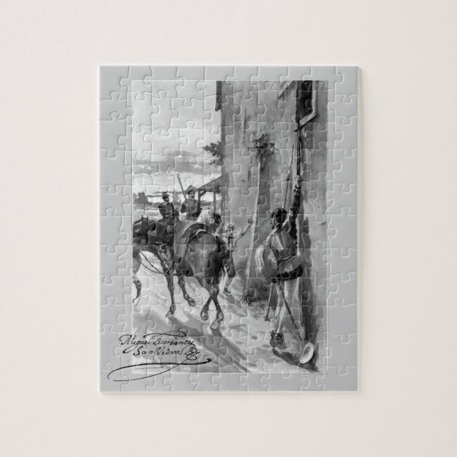 III Centenario-Don Quixote by José Jiménez Aranda Jigsaw Puzzle (Vertical)