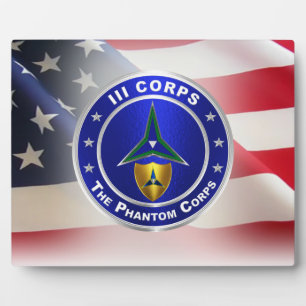III Corps “Phantom Corps”  Plaque