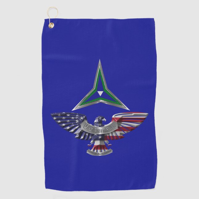 III Corps Phantom Warriors Eagle Golf Towel (Front)