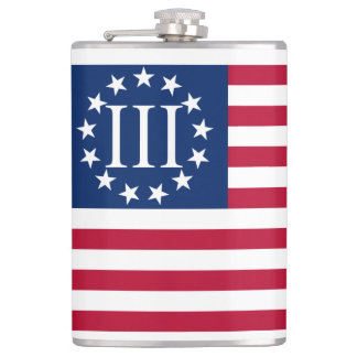 III% Flag Flask