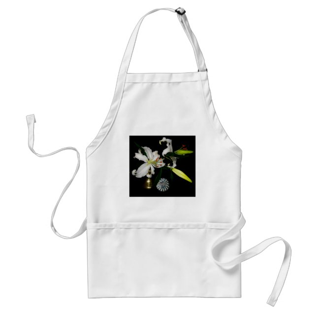 Iirsh Design -Brass and Flower Collection Standard Apron (Front)