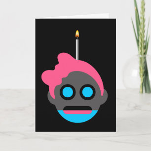 Iizo-Goy Clupkitz Birthday Greeting, Earthling! Card
