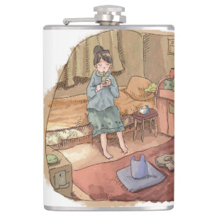 Iji Sakuni Hip Flask