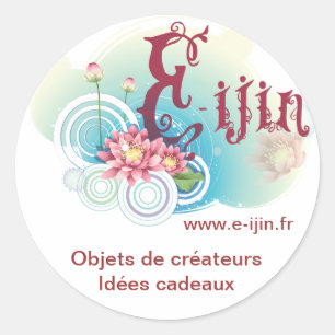 Ijin Classic Round Sticker