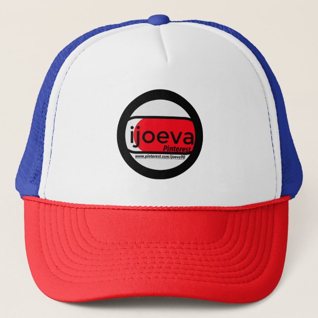 ijoeva Pinteres Print Novelty Trucker Hat (Front)