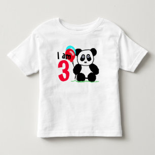 Ik ben 3 verjaardag toddler t-shirt