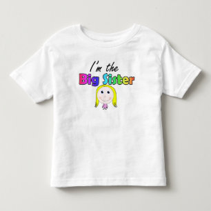 Ik ben de grote zus toddler t-shirt