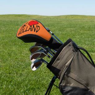 Ik Heart Holland bk on or dccnt Golf Head Cover