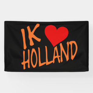 Ik Heart Holland or on bk bnrcnt Banner