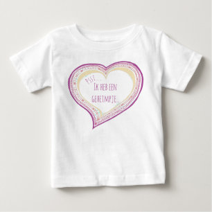 ik heb een geheimpje grote zus baby T-Shirt