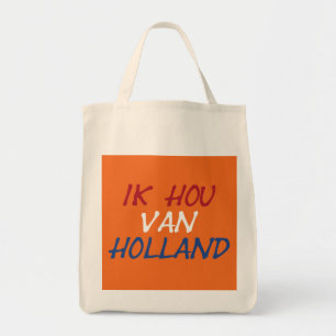 Ik Hou Van Holland overlay on orange gtcnt Tote Bag