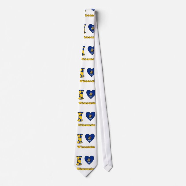 Ik houd van Wisconsin Tie (Front)