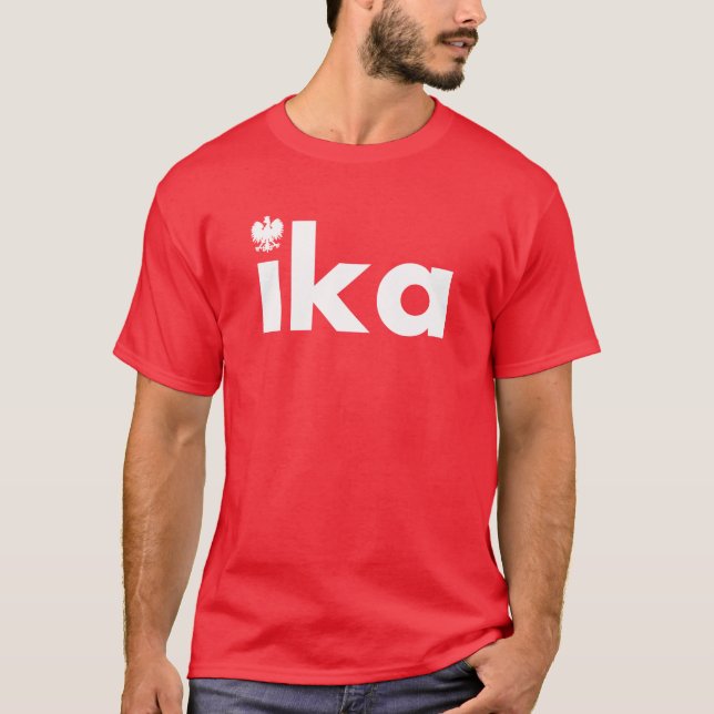 IKA Polish Last Name Tshirt (Front)