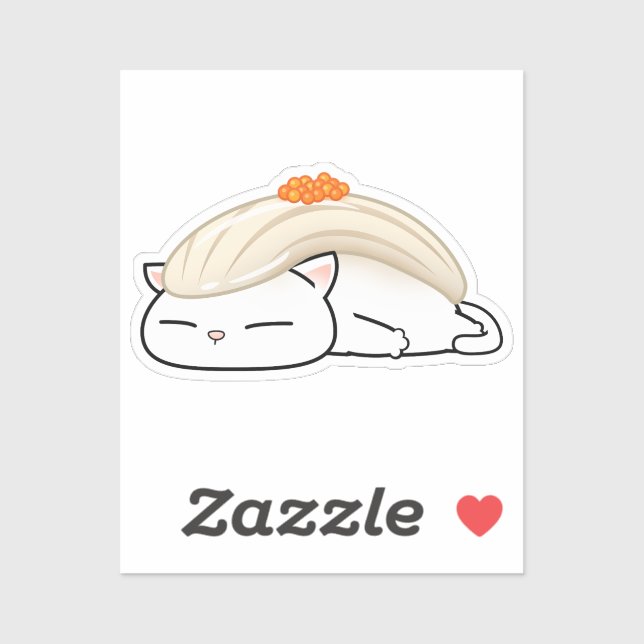 Ika Squid Sushi Cat (Sheet)