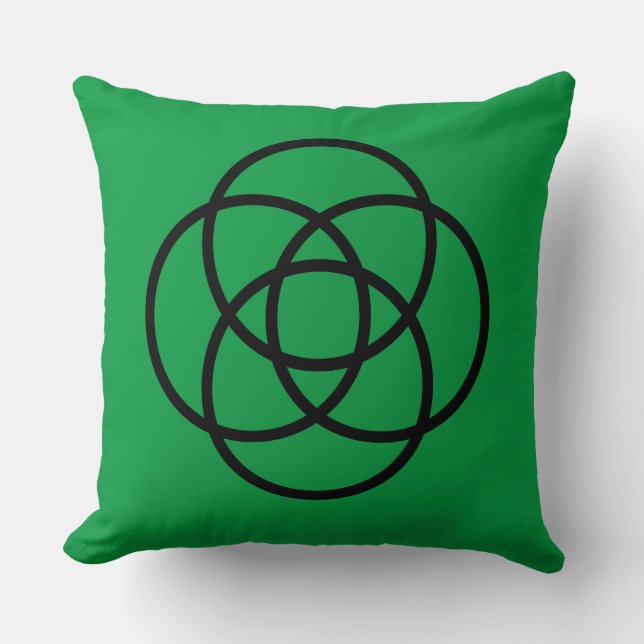 IKAGAI throw pillow (Front)