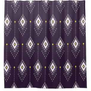 Ikat Chandelier Pattern: Vintage Textile Design