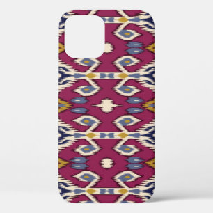 Ikat Chevron: Ethnic Elegance iPhone 12 Case