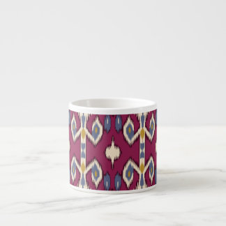 Ikat Chevron: Ethnic Elegance Espresso Cup