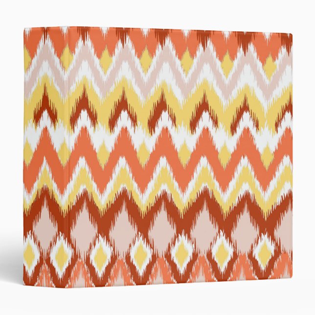 Ikat Design #12 at Emporio Moffa Binder (Front/Spine)