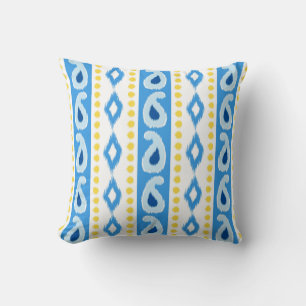 Ikat Design #3 @ Emporio Moffa Throw Pillow