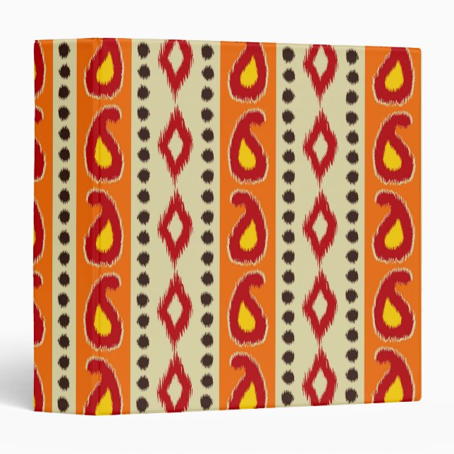 Ikat Design #4 at Emporio Moffa Binder (Front/Spine)