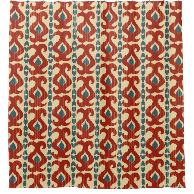Ikat Elegance: Seamless Pattern Design. (Front)