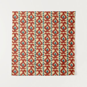 Ikat Elegance: Seamless Pattern Design. Tapestry