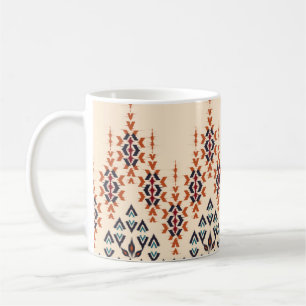 Ikat ethnic abstract beautiful art. Ikat seamless  Coffee Mug