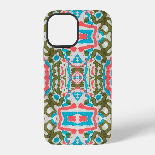 Ikat Ethnic Abstract Pattern. Shaman Pattern. Peni iPhone Case (Back)