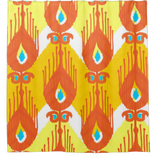 Ikat fabric pattern