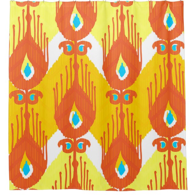 Ikat fabric pattern (Front)