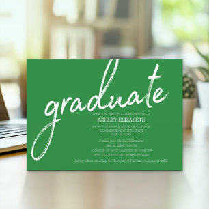 Ikat Faire-part de graduation moderne Invitation