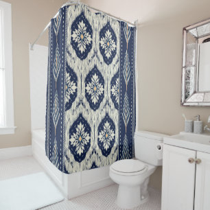 Ikat Floral Paisley Pattern