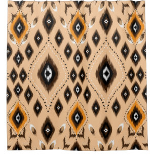 Ikat geometric folklore ornament. Tribal ethnic te