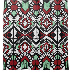 Ikat geometric folklore ornament. Tribal ethnic vi
