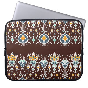 Ikat Inspiration: Oriental Elegance Laptop Sleeve