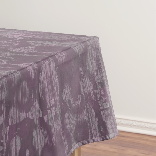 ikat pattern tablecloth (In Situ)