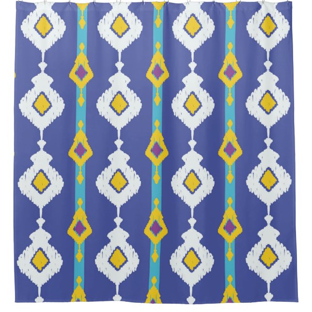Ikat, seamless ethnic pattern. (Front)