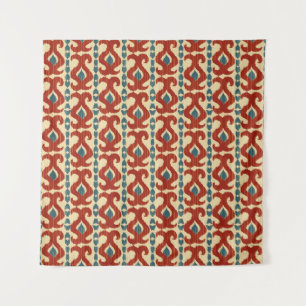 Ikat seamless pattern tapestry